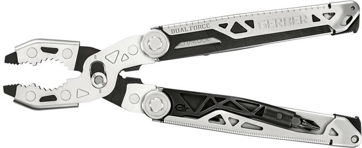 Gerber Dual Force multifunktionstang, 12 funktioner med nylontaske