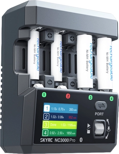SkyRC NC3000 Pro batterioplader til AA/AAA NiMH og NiCd