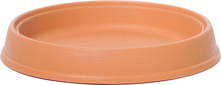 Plastunderskål til urtepotte 21 cm, teglfarvet MASSIVE