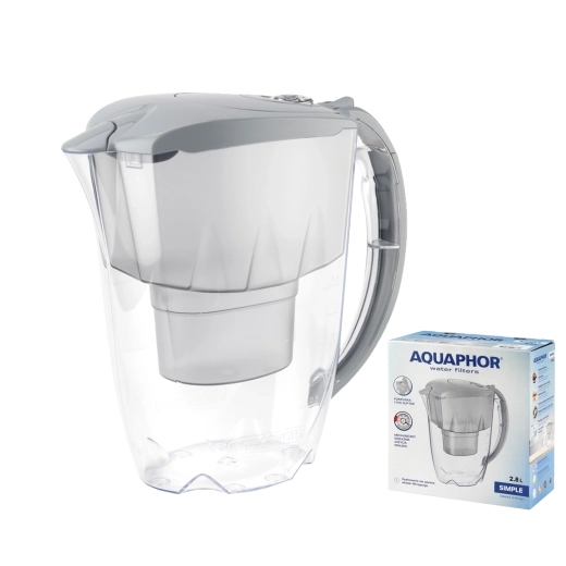Aquaphor Simple filtreringskande 2,8 l grå