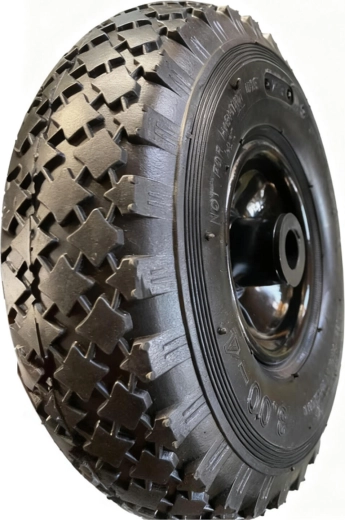 Oppusteligt hjul til sækkevogn 260 mm med metaldisk og nåleleje