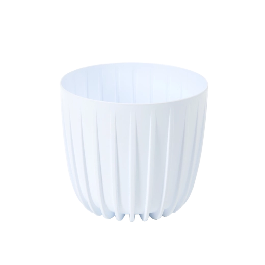 Lav blomsterpotte Mira 180 hvid