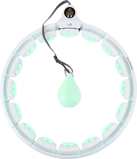 Massagende smart bøjle med vægt og tæller HMS – grøn