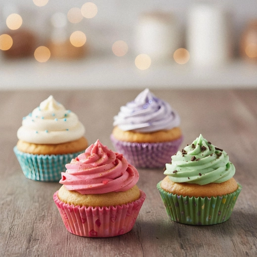 Sæt med papirforme til baby-muffins – 100 stk.