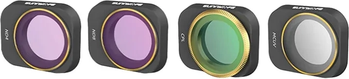 Sæt med UV-, CPL-, ND4- og ND8-filtre til DJI Mini 3 Pro