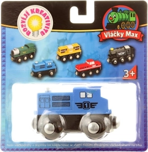 Maxim diesellokomotiv i træ