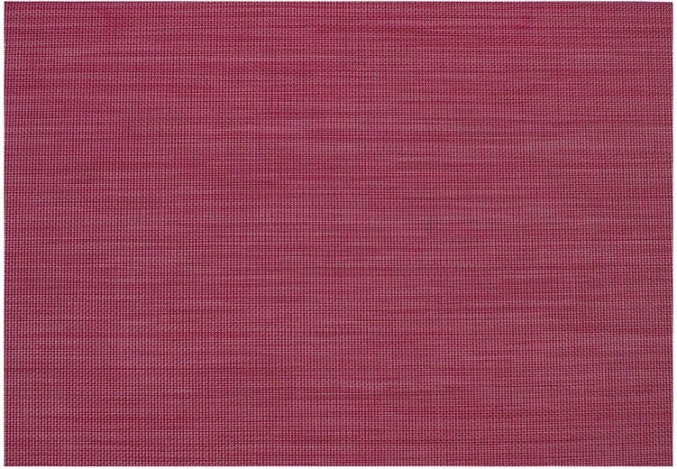 Vævet dækkeserviet 45 × 30 cm, vinrød