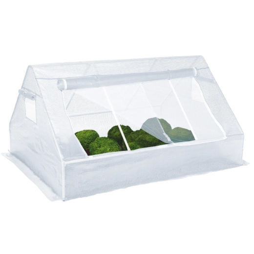 lille hvidt havedrivhus 180 × 140 × 94 cm