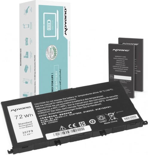 Movano-batteri til Dell Inspiron 5577 og 7557 6300 mAh (72 Wh)
