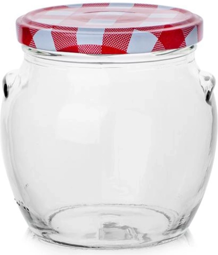 Henkogningsglas med låg TORO Amfora 520 ml