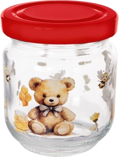 Henkogningsglas med låg Bjørn 0,2 l