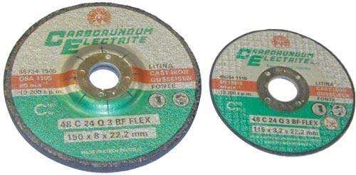Slibeskive til støbejern og sten 150 × 6 × 22,2 mm