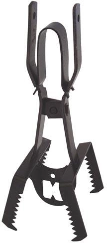 Fælde til markmus og ørkenrotter – metal, sort, 19 cm