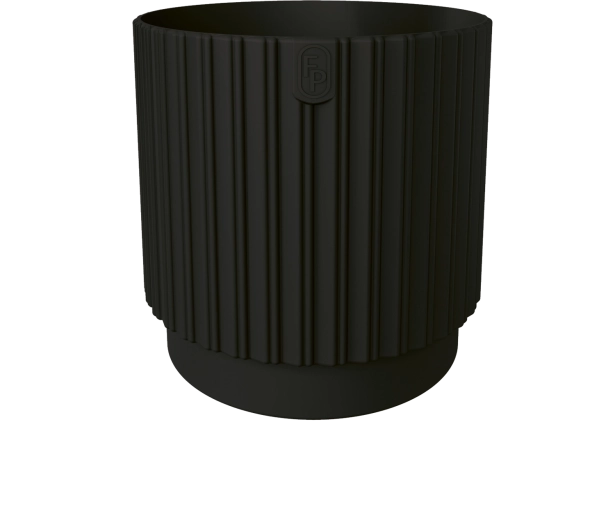 Mika Petit Eco Recycled plantekrukke 22 cm sort