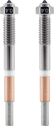 Bimetal-dyse QiDi 0,4 mm til Q2 - 2 stk.