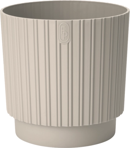 MIKA Cyli Petit ECO urtepotte af genanvendt plast 14 cm mandel