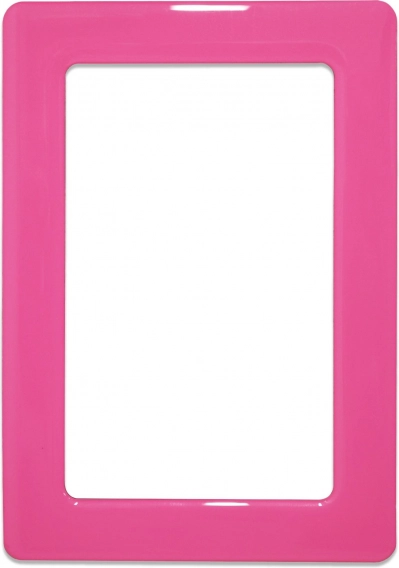 Magnetisk selvklæbende ramme størrelse 13,0×8,1 cm – pink