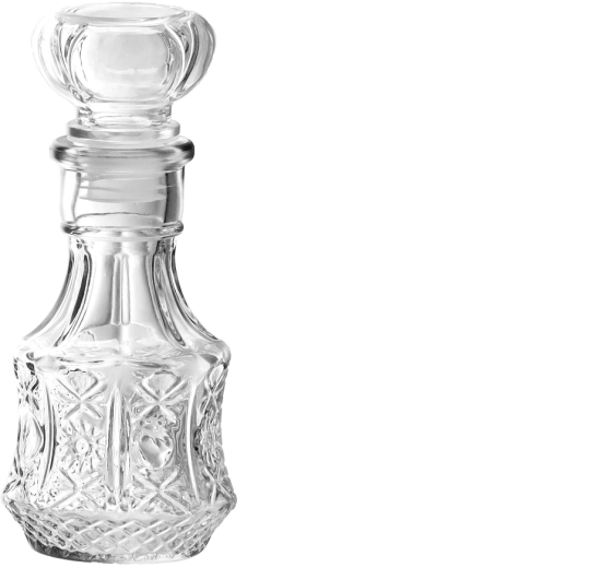 Glaskarafel 250 ml med prop