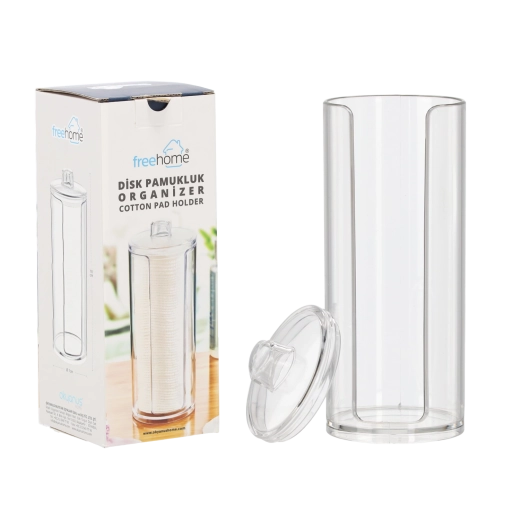 Beholder til kosmetiske vatrondeller 18 × 7 cm