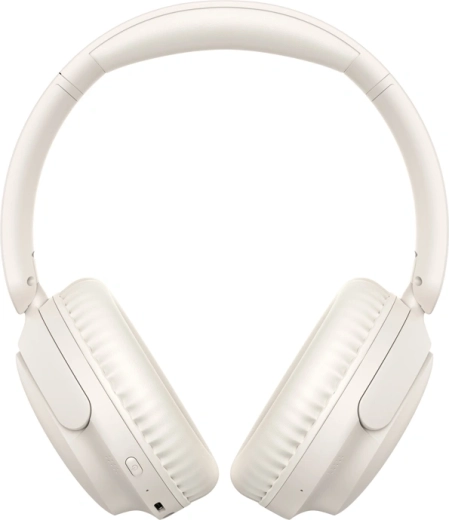 QCY H2S Lite trådløse over‑ear hovedtelefoner – hvid