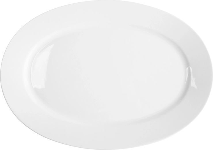 Mariapaula Klasyka biała hvidt ovalt serveringsfad 28 cm