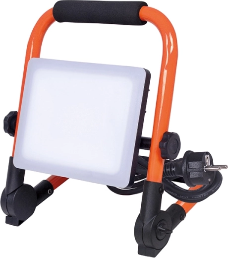 Solight LED arbejdsprojektør med sammenklappeligt stativ 30 W 2700 lm 4000 K IP65