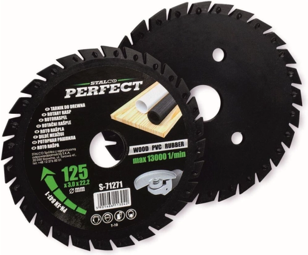 Roterende skive 125 × 3,0 × 22,2 mm til vinkelslibere STALCO