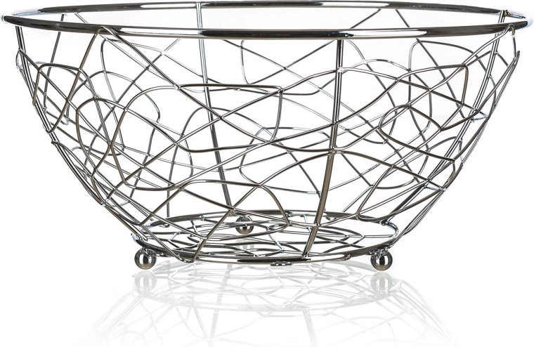 Trådkurv til frugt Banquet Vanity 23 cm krom