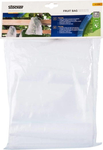 Beskyttelsesposer til frugt 20 × 30 cm, 50 stk STOCKER