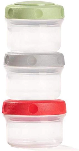 Sæt med mini-madbeholdere 3×80 ml