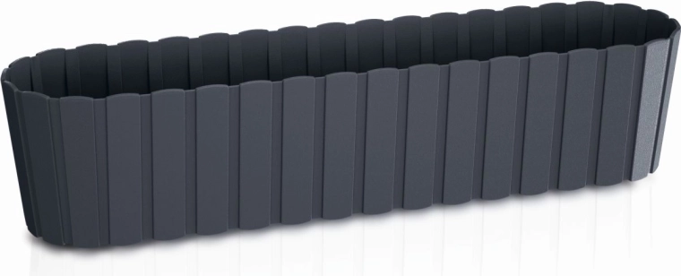 Plast plantekasse Boardee Case antracit 58,7 cm