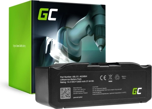 Green Cell-batteri til iRobot Roomba 2600 mAh 14,4 V