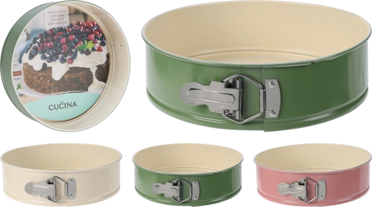 Stål-kageform med non-stick belægning 24 cm