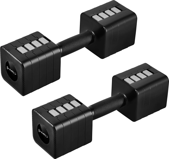 Justerbare håndvægte 2 × 5 kg HMS HL02