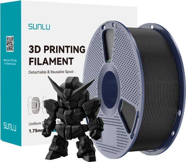 Sunlu PLA+ 2.0 sort filament