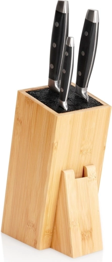 Bambus knivblok 10,5 × 16,5 × 24,5 cm VILDE