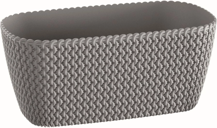 Plantekasse Splofy Case 39,7 cm grå sten