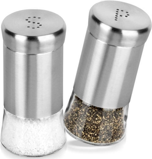 Glas salt- og pebersæt 140 ml, sæt med 2 stk.