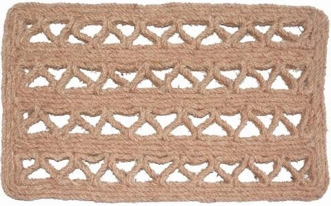 Kokosmåtte med gitter 35 × 60 cm