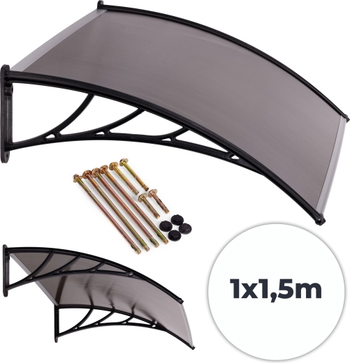 Indgangstag 150 × 100 cm af polycarbonat MULTIGARDEN