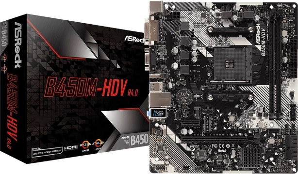 Bundkort ASRock B450M-HDV