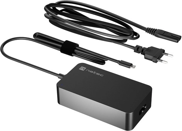 NATEC Grayling USB‑C 45W oplader til bærbare, tablets og telefoner