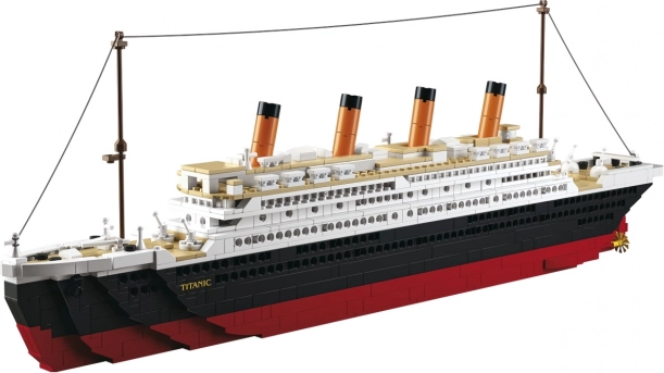 SLUBAN Titanic byggesæt – stor model med 1018 klodser