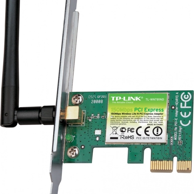 WiFi-kort TP-LINK N150 PCI-E med antenne