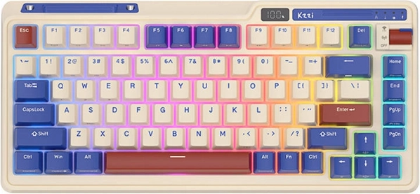 Trådløst mekanisk tastatur med RGB-belysning fra Royal Kludge