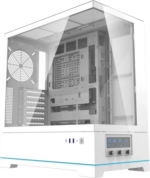 Computer kabinet Darkflash DY451 hvid