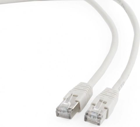 Patch-ledning beskyttet FTP kat.6 0,5M grå