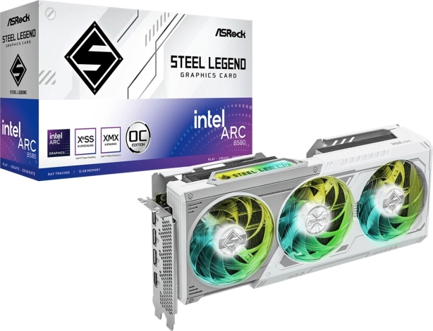 Grafikkort ASRock B580 Steel Legend 12GB OC GDDR6