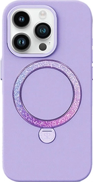 Telefon etui Joyroom Dancing Circle til iPhone 15 Pro lilla