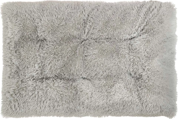 Plys-seng til hunde og katte, lysegrå 115 × 80 cm
